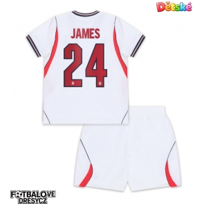 Anglie Reece James #24 Dětské Domácí dres komplet MS 2026 Krátký Rukáv (+ trenýrky)